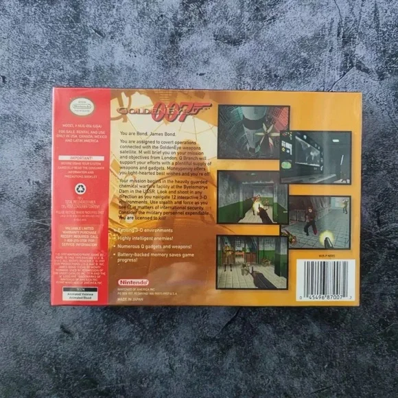 007 Goldeneye Nintendo 64 Reproduction
